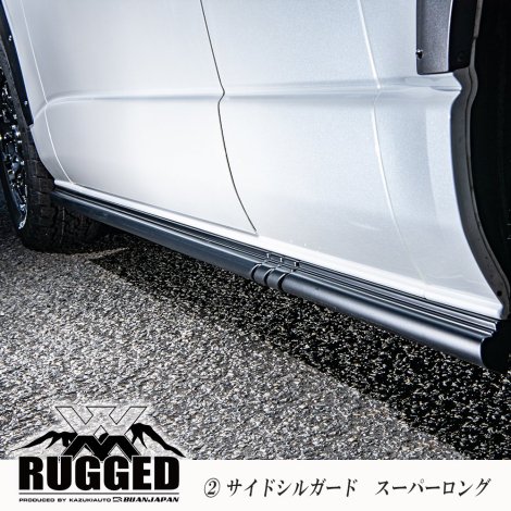 RUGGED XX ラギッド４点セット スーパーロング用 | ハイエースアップスタイルパーツ - BUAN JAPAN