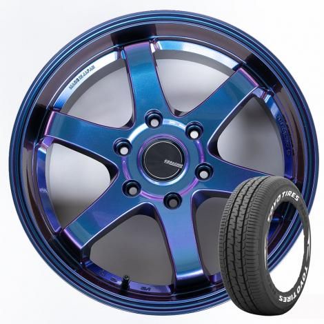 KBRACING18 MAX | ミッドナイトブルー タイヤホイール - BUAN JAPAN KBRACING18 MAX | ミッドナイトブルー タイヤホイール - BUAN JAPAN