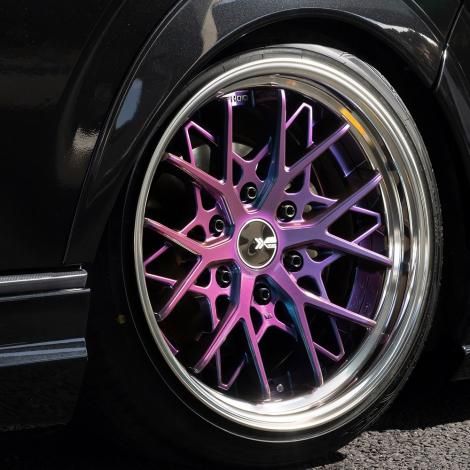 ピストホイール　ハブ色パープル ピストホイール ハブ色パープル