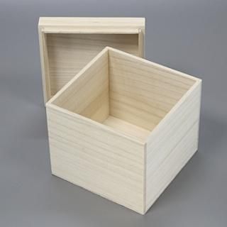 ＊送料無料&匿名配送＊特大　掛軸(箱付き) 立方体の桐箱なら