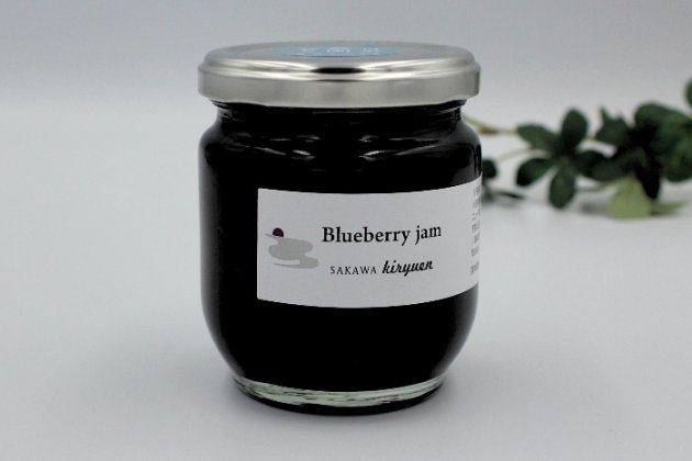 【手作りブルーベリージャム】佐川町産の厳選完熟ブルーベリー使用／果実含有量90%