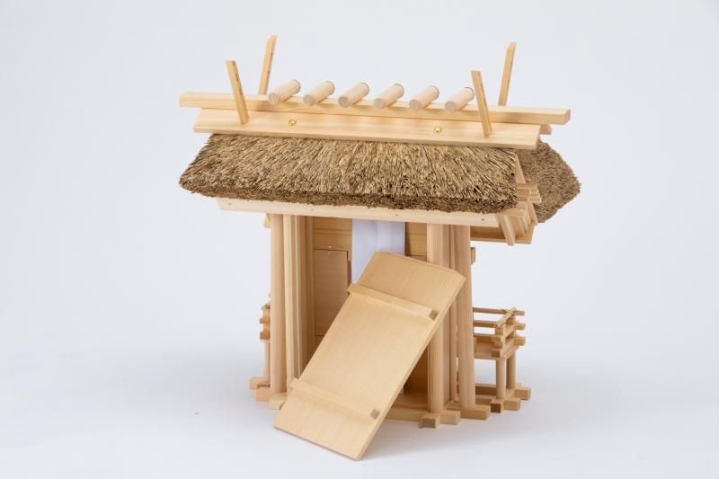 神棚 茅葺き一社 大 - 神棚神具の専門店 神棚の里【公式】