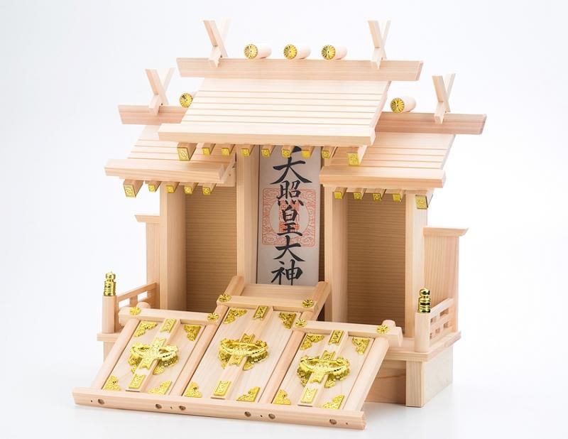 屋根違い三社|神棚セット - 神棚・神具の専門店 神棚の里【公式】 屋根違い三社|神棚セット - 神棚・神具の専門店 神棚の里【公式】