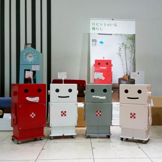 ロボット型木製収納ロビット えて静岡基地 Ete Creative Story Maker