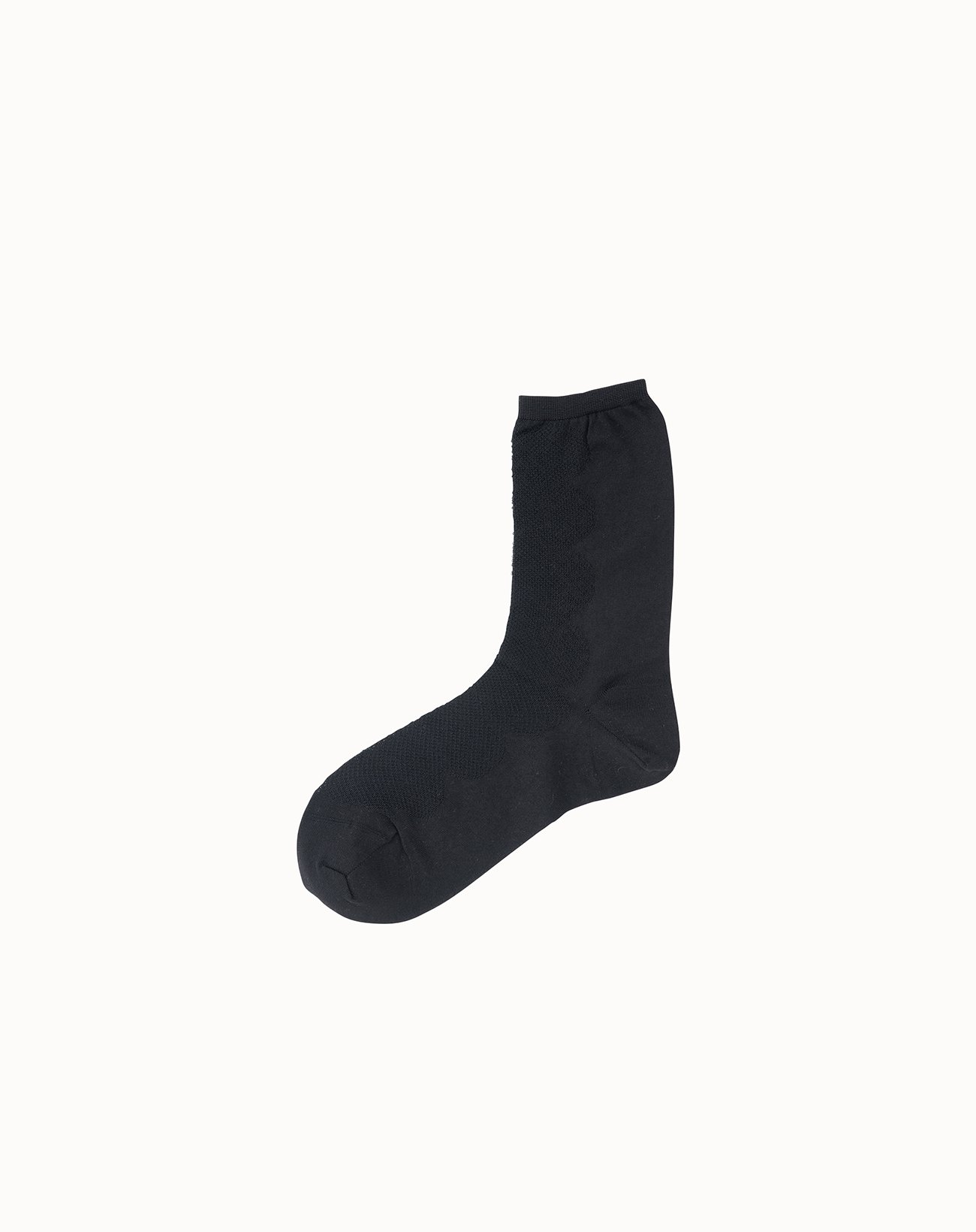 leur logette - Scalloped Socks-Black