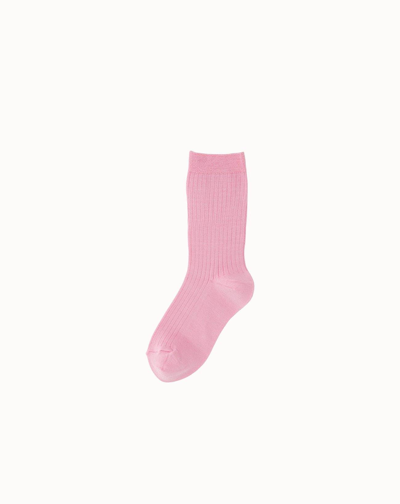 leur logette - Silk Rib Socks - Light Pink