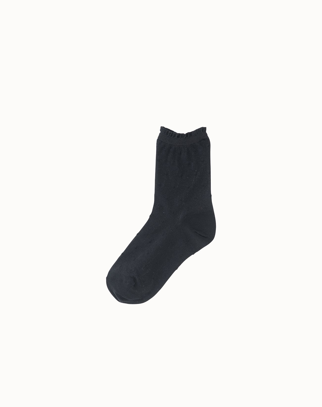 leur logette - Small Dots Socks-Black