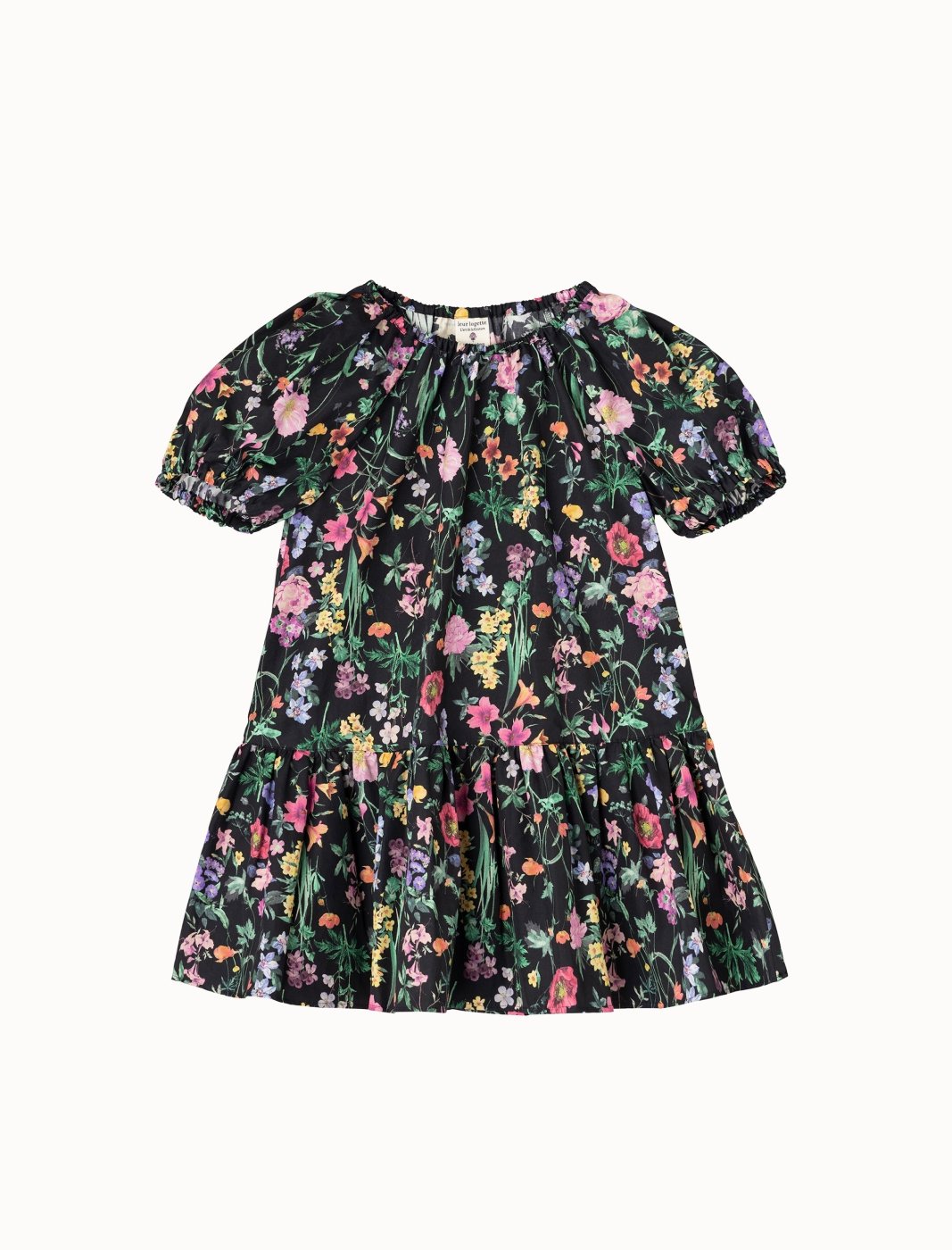 leur logette - Kids Derek Garden Print Dress - Black