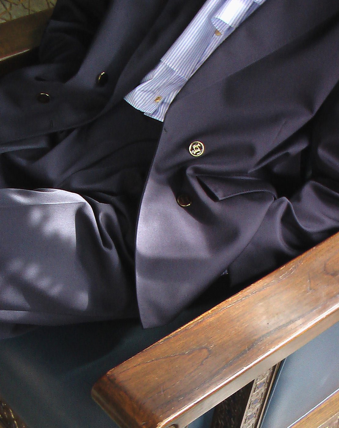 Beautiful Wool Jacket - Navy - leur logette ルール ロジェット