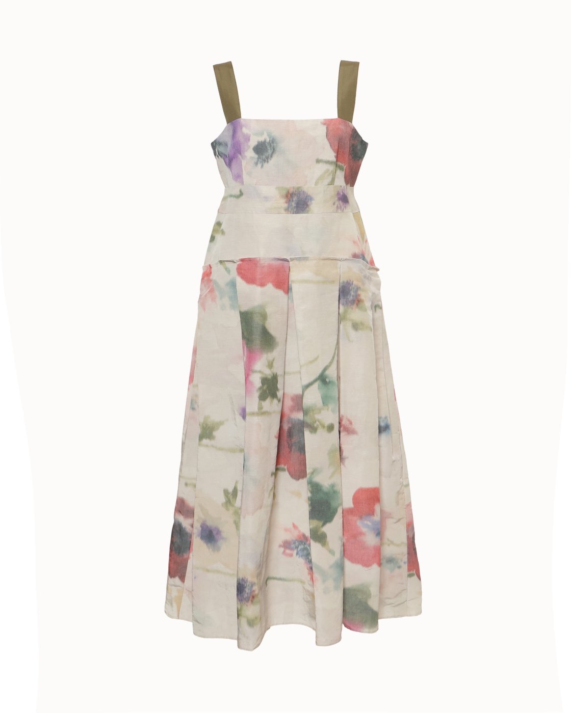 leur logette - <img class='new_mark_img1' src='https://img.shop-pro.jp/img/new/icons1.gif' style='border:none;display:inline;margin:0px;padding:0px;width:auto;' />Old Flower Dress - Beige