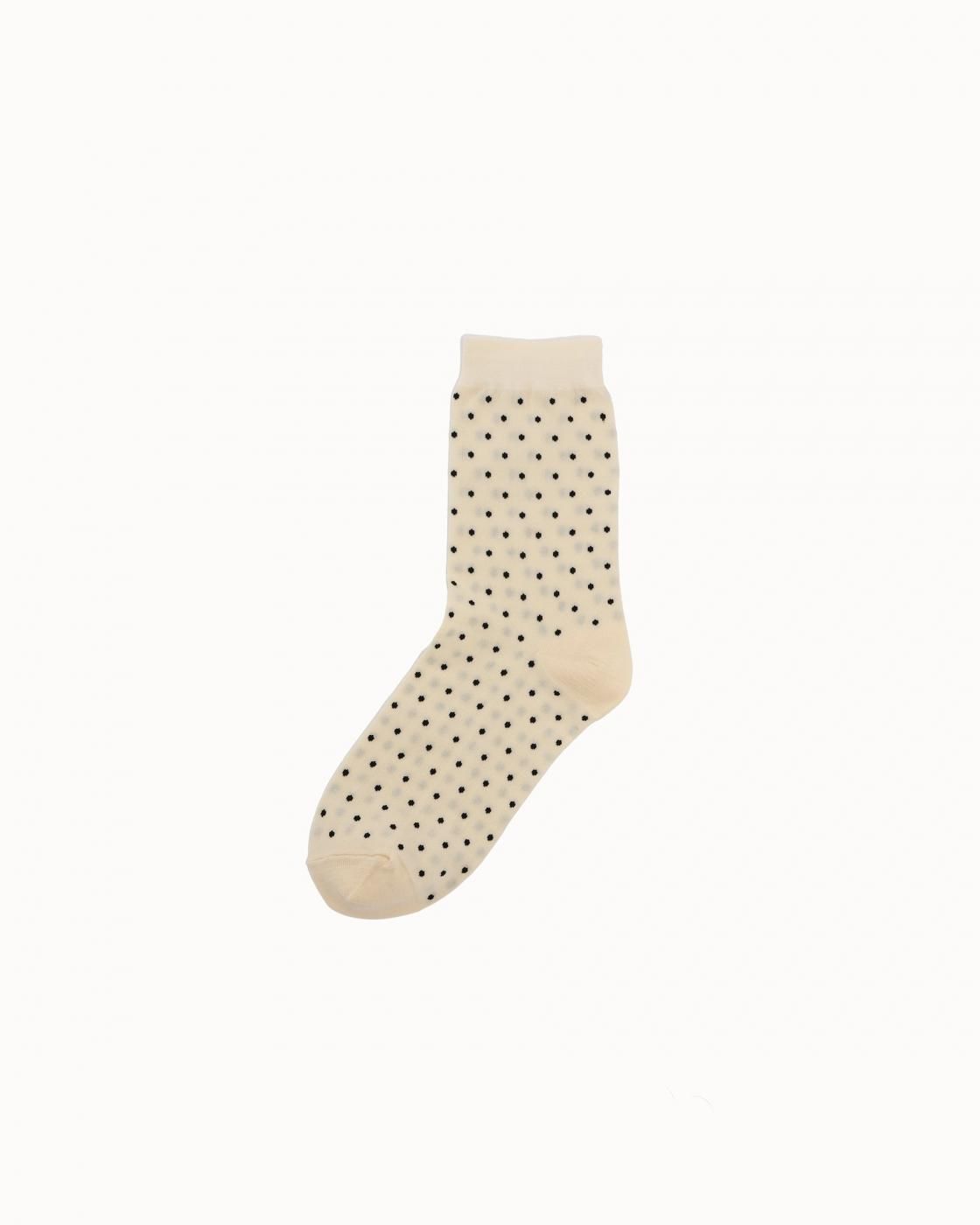 leur logette - Dot Socks - Off White