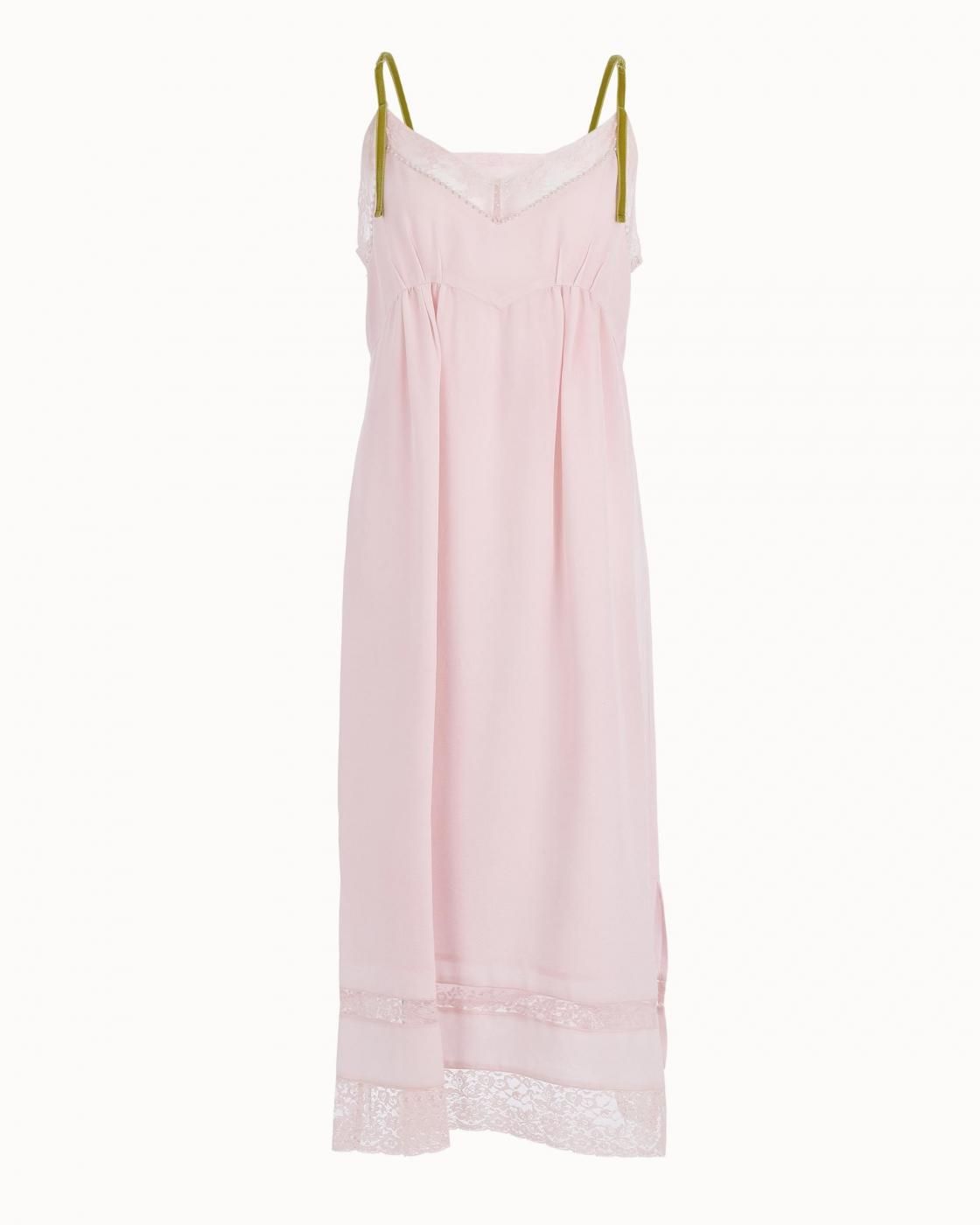 leur logette - <img class='new_mark_img1' src='https://img.shop-pro.jp/img/new/icons1.gif' style='border:none;display:inline;margin:0px;padding:0px;width:auto;' />Camisole Dress - PinkYellow Green