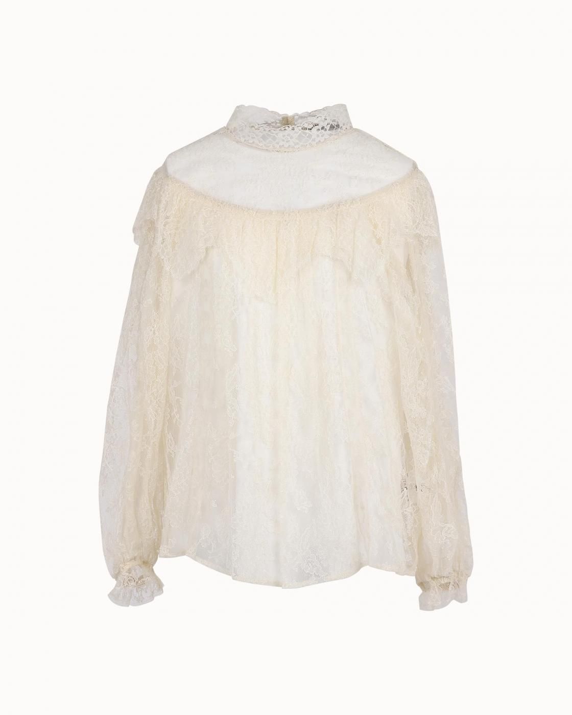 leur logette - Lace Blouse - Off White