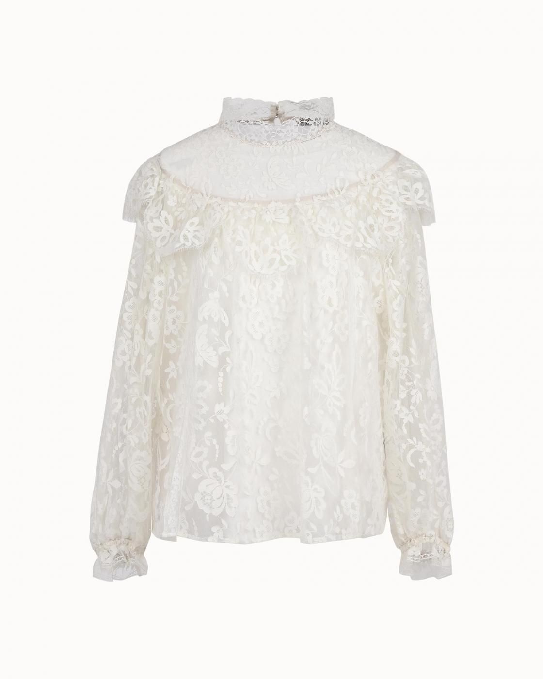 leur logette - Lace Blouse - Off White