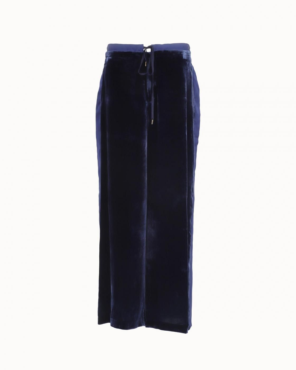 leur logette - <img class='new_mark_img1' src='https://img.shop-pro.jp/img/new/icons1.gif' style='border:none;display:inline;margin:0px;padding:0px;width:auto;' />Velour Pants - Navy