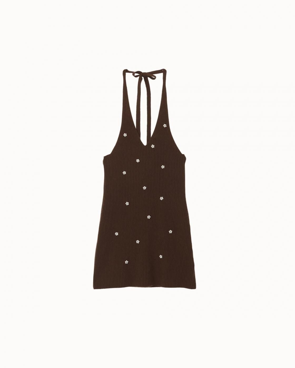 leur logette - <img class='new_mark_img1' src='https://img.shop-pro.jp/img/new/icons1.gif' style='border:none;display:inline;margin:0px;padding:0px;width:auto;' />Cashmere Top - Brown