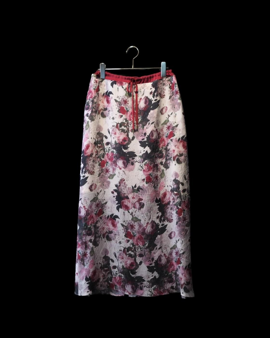 leur logette - <img class='new_mark_img1' src='https://img.shop-pro.jp/img/new/icons1.gif' style='border:none;display:inline;margin:0px;padding:0px;width:auto;' />Cupro Print Skirt - 231 Off White