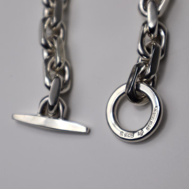 アクセサリー Vintage Silver Heavy Link Chain Bracelet HUUKU 【vintage jewelry】Heavy Chain Link Bracelet / Frantz Hingelberg