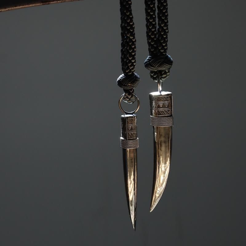 HUUKU 【vintage jewelry】Tuareg Silver Weapon Sabara Silk