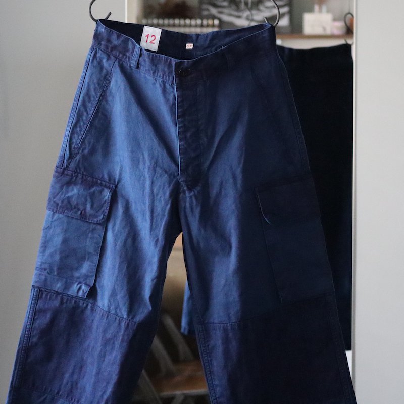 タグあり OUTIL pantalon blesle indigo