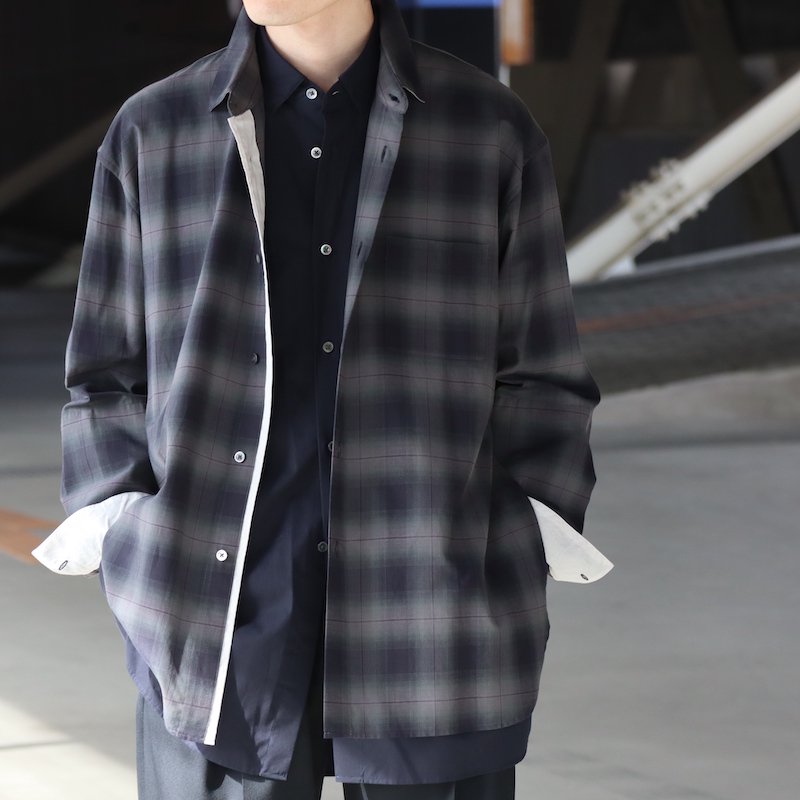 HUUKU【stein】Oversized Layered Shirt