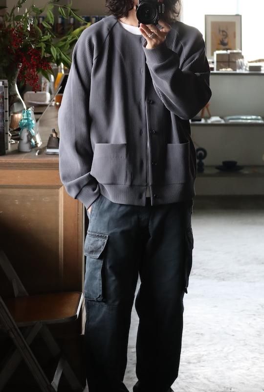 未使用】【stein】Gradation Pleats Cardigan S | tms.cx