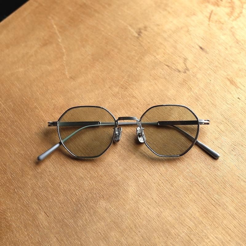Lunetta BADA】73/01 1040 Silver / Light Green - HUUKU
