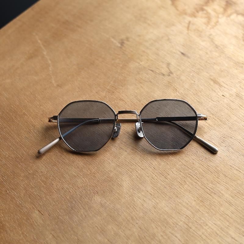 Lunetta BADA】73/01 1020 White Gold / Blue Grey - HUUKU
