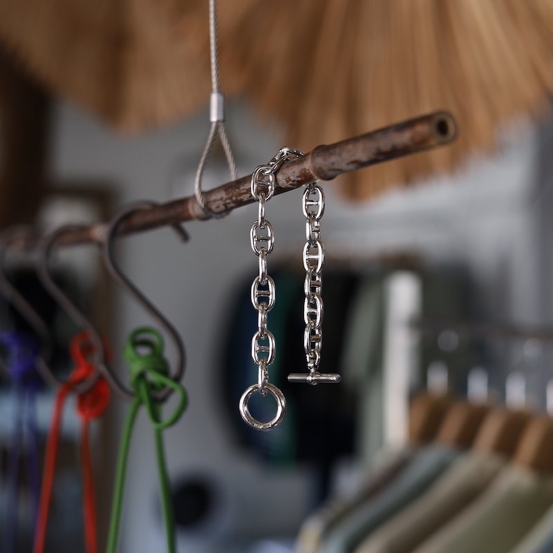 HUUKU 【INTERIM】Taxco Silver Small Anchor Chain Bracelet