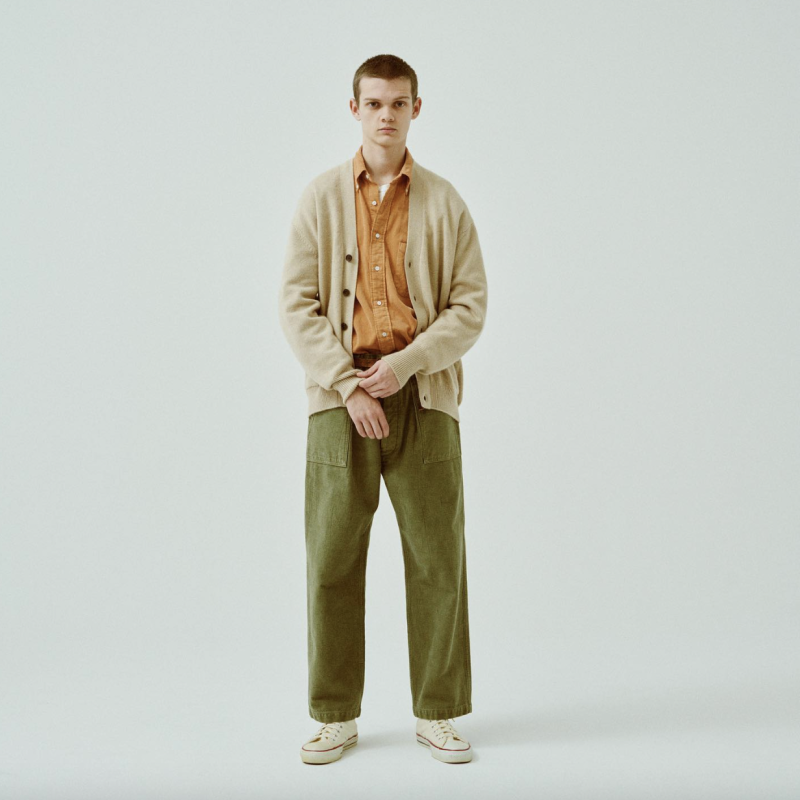 HUUKU Golden Cash Cashmere Cardigan (Natural) HUUKU Golden Cash Cashmere Cardigan (Natural)