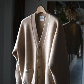 <img class='new_mark_img1' src='https://img.shop-pro.jp/img/new/icons8.gif' style='border:none;display:inline;margin:0px;padding:0px;width:auto;' />【HERILL】Golden Cash Cashmere Cardigan （Natural）