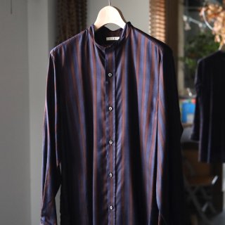 <img class='new_mark_img1' src='https://img.shop-pro.jp/img/new/icons8.gif' style='border:none;display:inline;margin:0px;padding:0px;width:auto;' />【HEUGN】Wine Stripe Rob Shirts