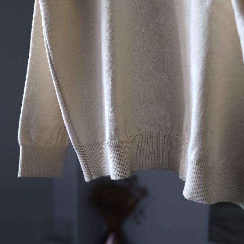 YONETOMI】Rigid Cashmere Knit Sweater - HUUKU YONETOMI】Rigid Cashmere Knit Sweater - HUUKU