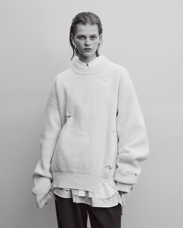 ssstein】Milled Damage Knit LS - HUUKU ssstein】Milled Damage Knit LS - HUUKU