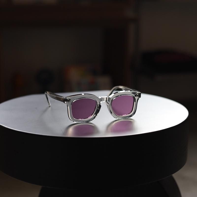 HUUKU 【guepard】gp-17 / clear gray × dark purple lens HUUKU 【guepard】gp-17 / clear gray × dark purple lens