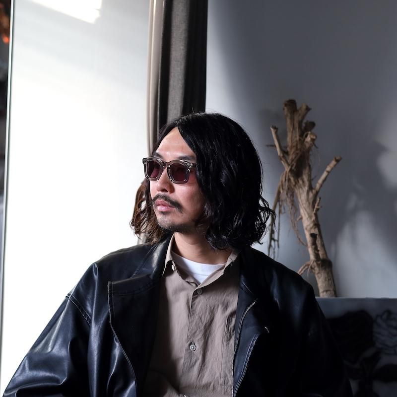 HUUKU 【guepard】gp-17 / clear gray × dark purple lens