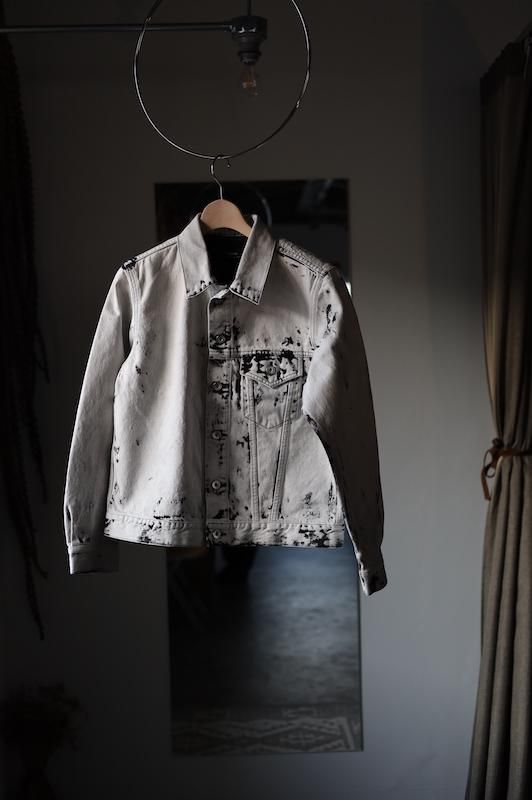ensou.】Erased Jean Jacket-Bleached - HUUKU