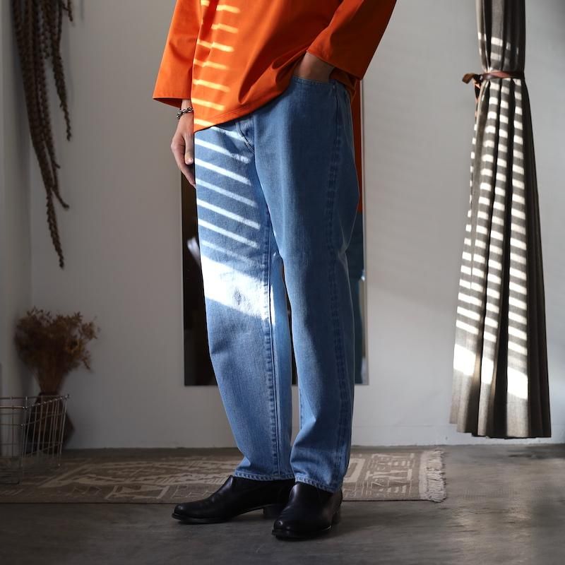 HUUKU【HATSKI】Loose Tapered Denim -ICE BLUE HUUKU【HATSKI】Loose Tapered Denim -ICE BLUE