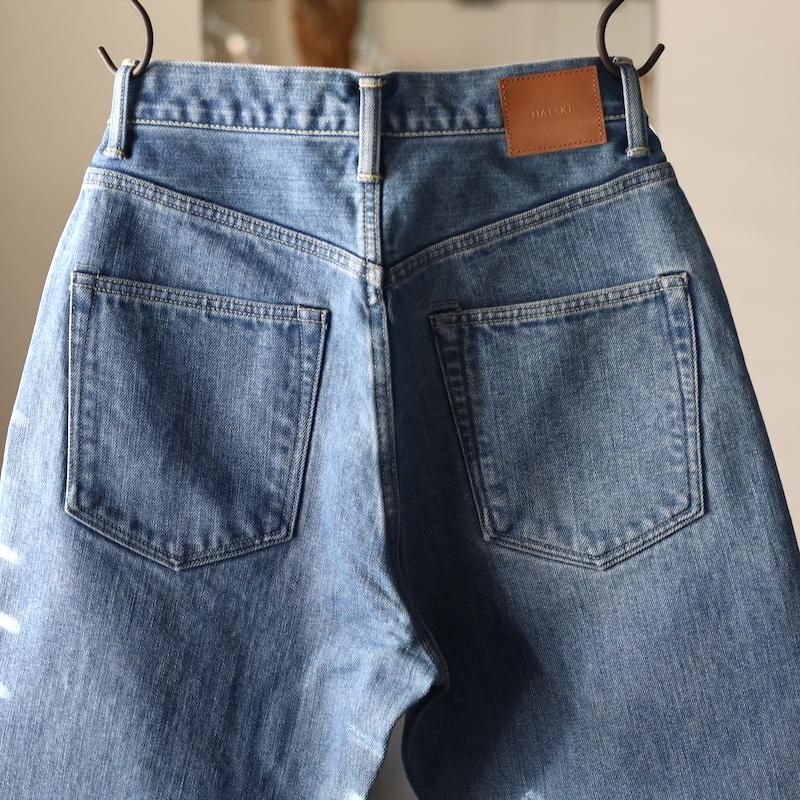 HUUKU【HATSKI】Loose Tapered Denim -ICE BLUE HUUKU【HATSKI】Loose Tapered Denim -ICE BLUE