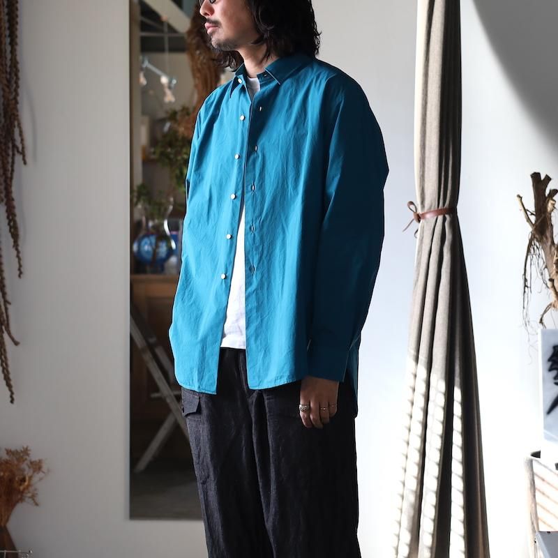 HEUGN】Alan Emerald Solid Shirts - HUUKU HEUGN】Alan Emerald Solid Shirts - HUUKU