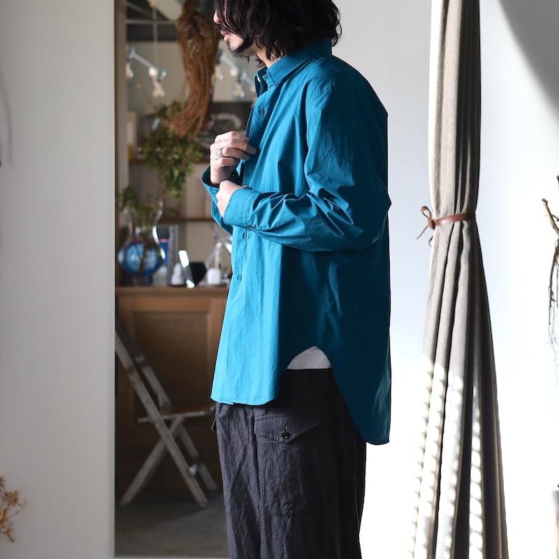 HEUGN】Alan Emerald Solid Shirts - HUUKU HEUGN】Alan Emerald Solid Shirts - HUUKU