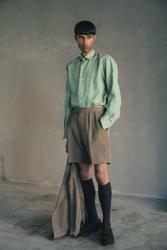 HEUGN】Alan Linen Color Chambray Shirts - HUUKU
