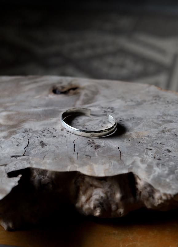Mexican Jewelry】Silver Plain Bangle - HUUKU Mexican Jewelry】Silver Plain Bangle - HUUKU