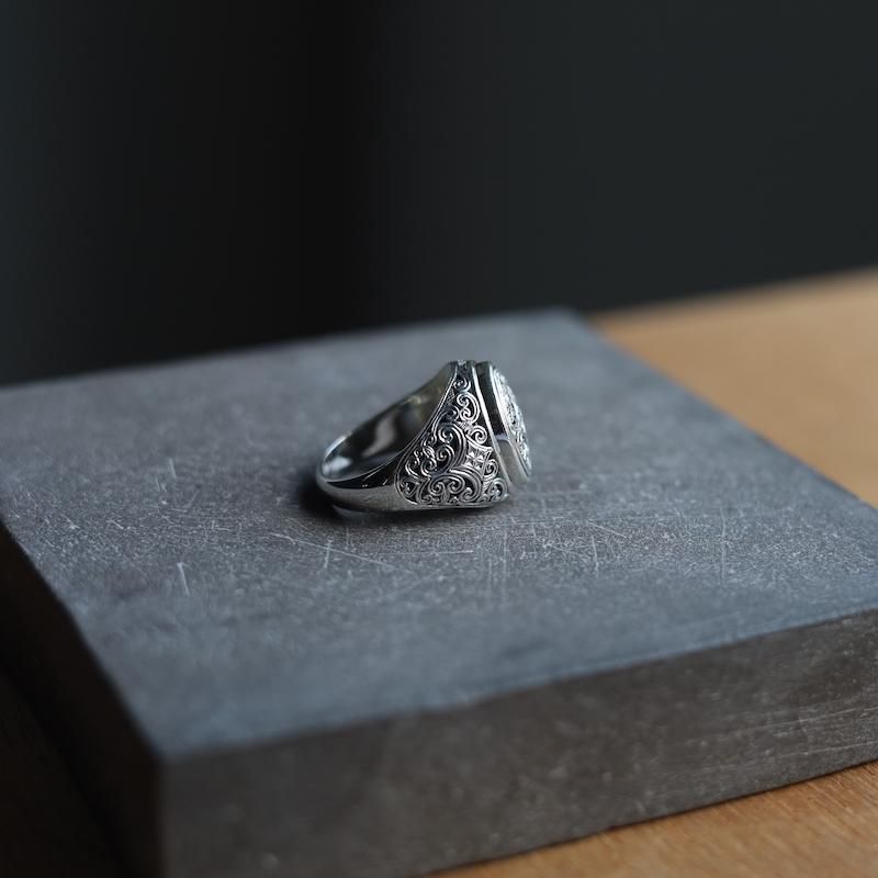 美品 Gerochristo Mediterranean リング シルバー925 ジェロクリスト Gerochristo シルバーアクセサリー メディタ