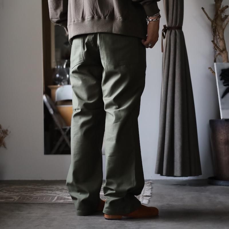 CIOTA】Back Satin Baker Pants - Wide Straight - HUUKU