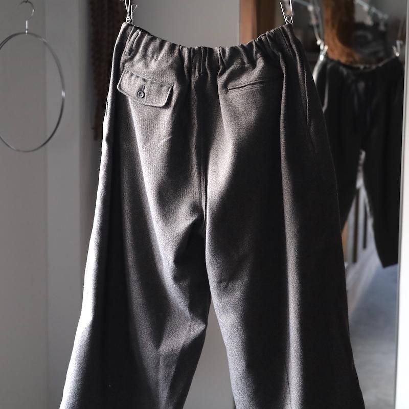 isness】TECH TWEED BALLOON PANTS - HUUKU