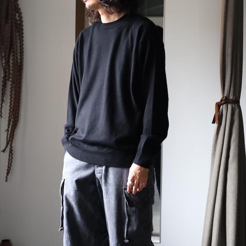 YONETOMI】New Basic Cashmere Knit Sweater - HUUKU YONETOMI】New Basic Cashmere Knit Sweater - HUUKU