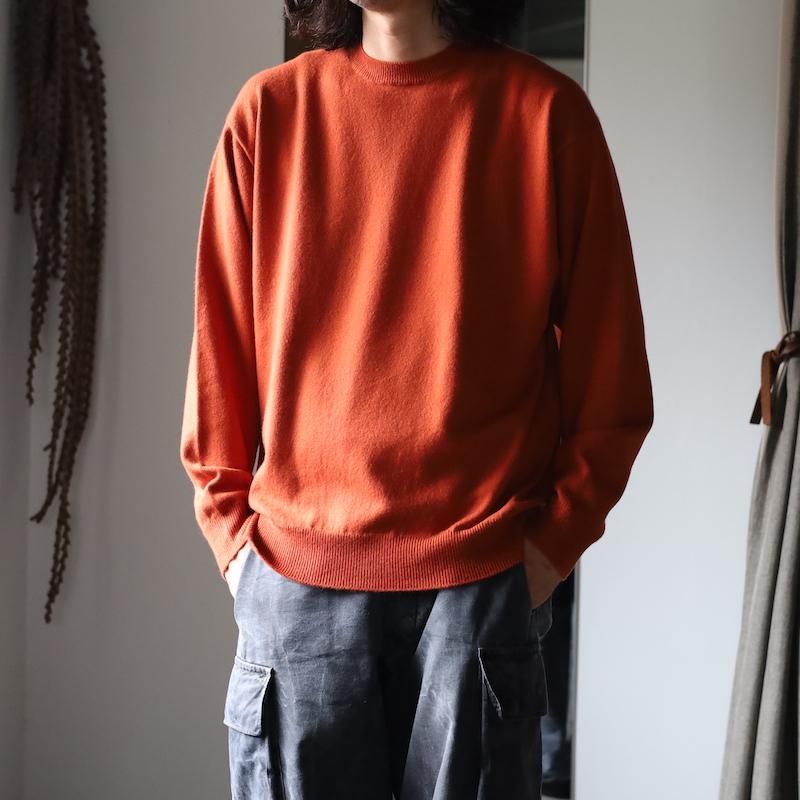 美品: Yonetomi CASHMERE KNIT SWEATER NEW BASIC CASHMERE KNIT PULLOVER - Yonetomi STORE ONLINE