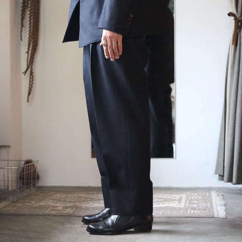 HEUGN】George Wool Stripe Trousers - HUUKU HEUGN】George Wool Stripe Trousers - HUUKU