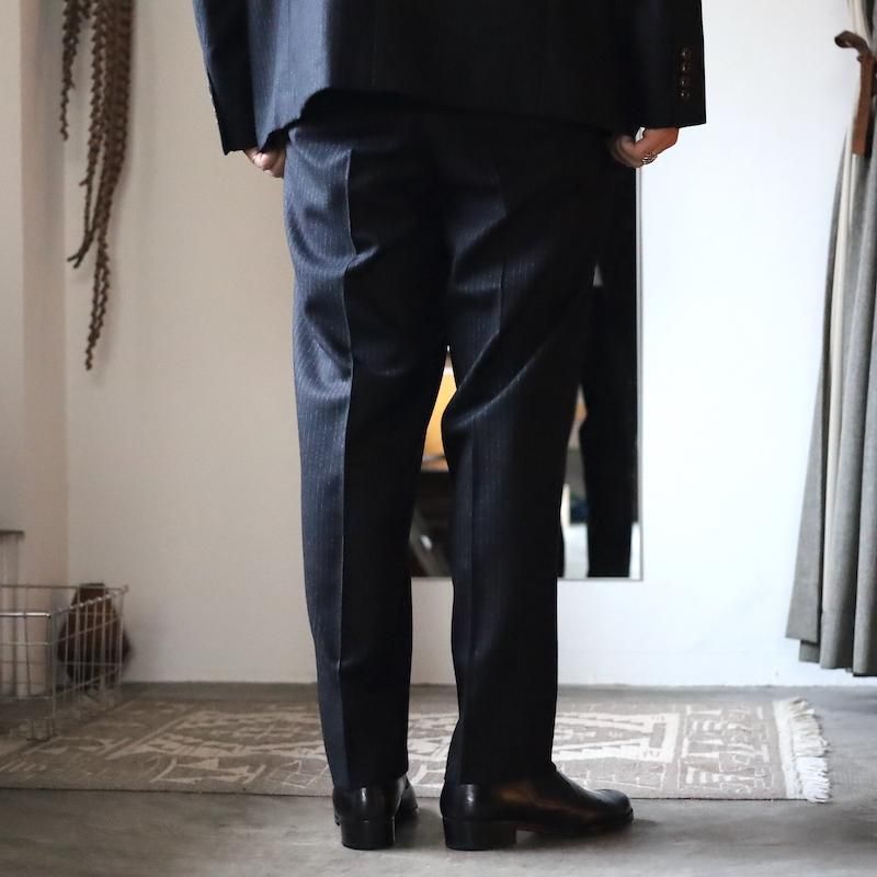 HEUGN】George Wool Stripe Trousers - HUUKU HEUGN】George Wool Stripe Trousers - HUUKU